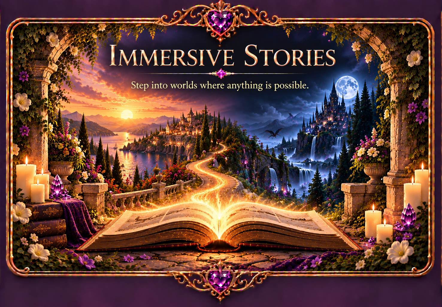 Immersive Stories — Step into worlds where anything is possible.